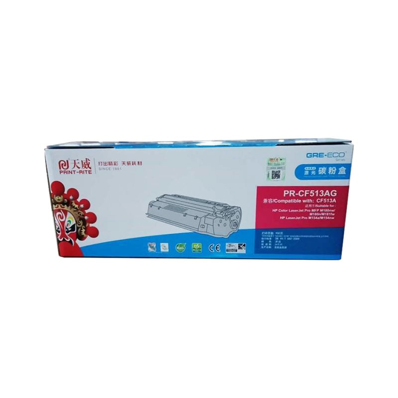 PRINT-RITE/天威 碳粉盒 PR-CF513AG 标准装/红色/鼓粉一体/700页 单位:个