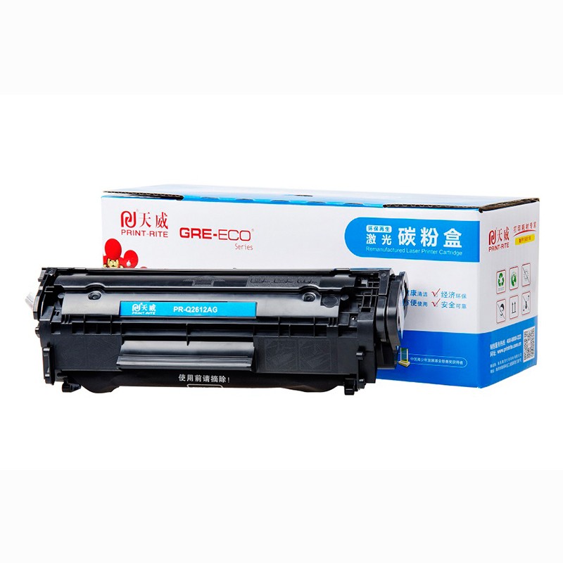 PRINT-RITE/天威 碳粉盒 PR-Q2612AG加粉乐 标准装/黑色/鼓粉一体/2000页 单位:个