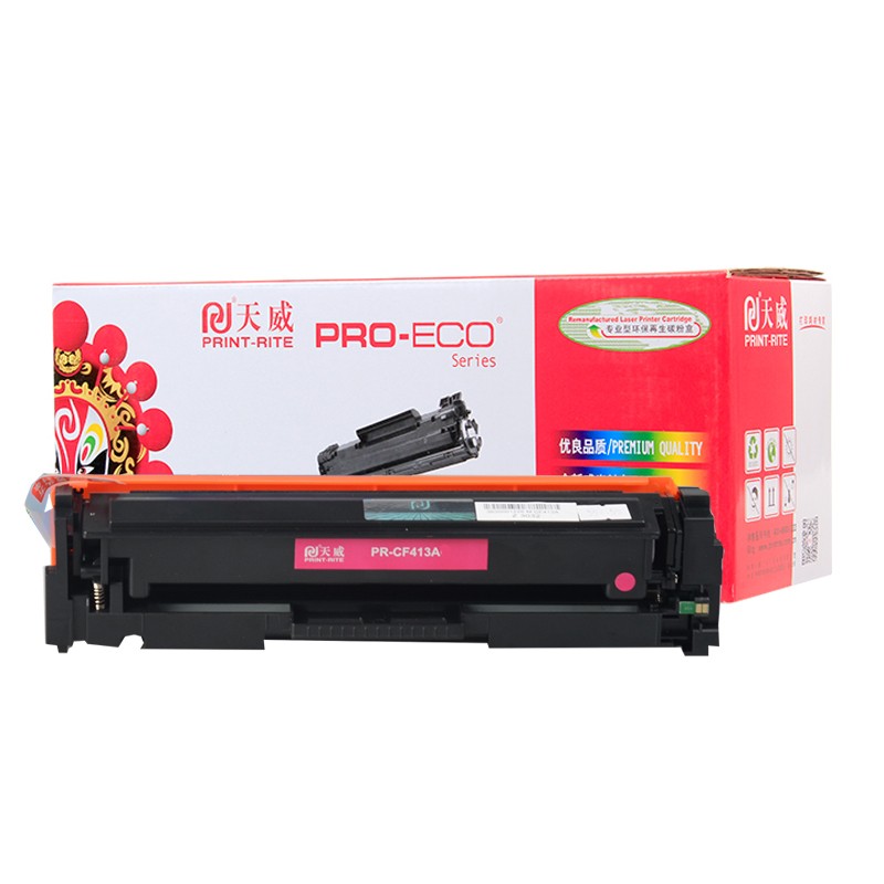 PRINT-RITE/天威 碳粉盒 PR-CF413AR 专业装/红色/鼓粉一体/2300页 单位:个
