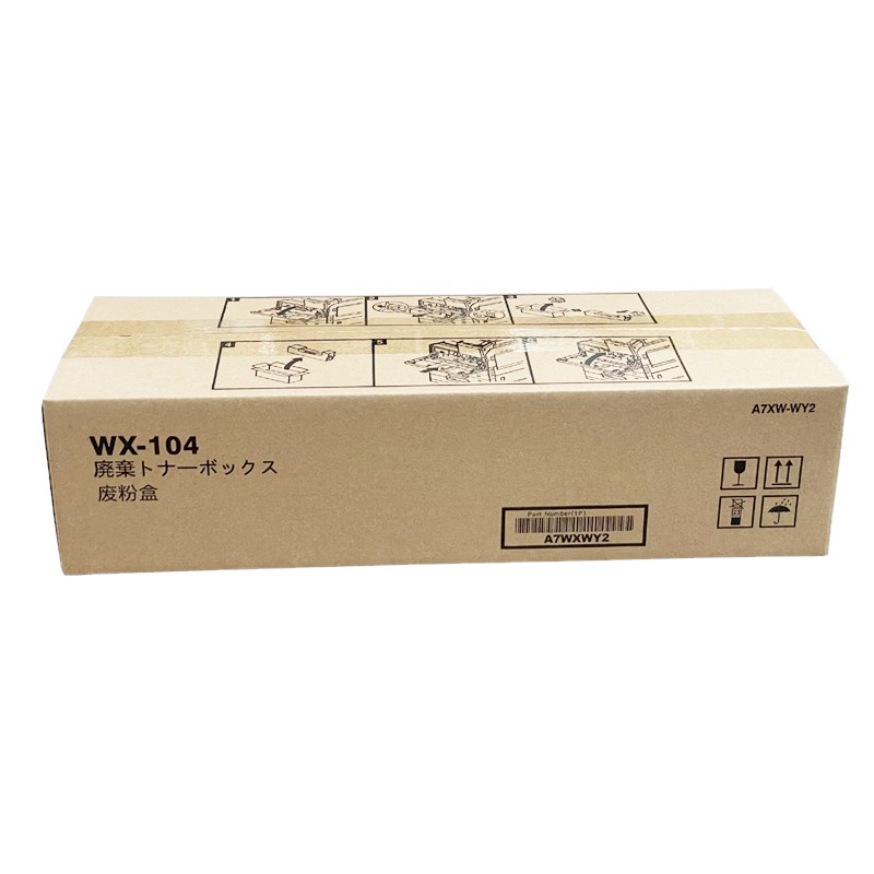 KONICAMINOLTA/柯尼卡美能达 废粉盒WX-104废粉盒 WX-104 A7XW-WY2 通用于柯美/震旦/汉光/德凡品牌机型 适用机型：B287/367/227/BH7528/震旦AD369s 单位:个