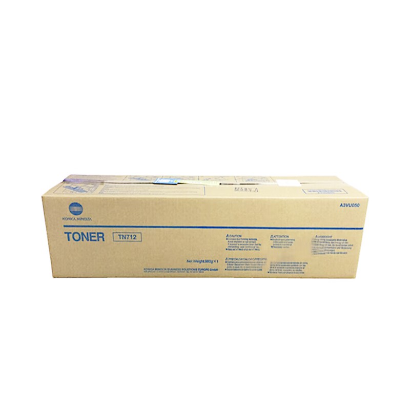KONICAMINOLTA/柯尼卡美能达 TN712复印墨粉 A3VU050 黑色4.08万页 适用机型：BH754/BH654/BH654e/BH754e 单位:个