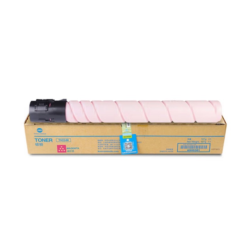 KONICAMINOLTA/柯尼卡美能达 TN224M复印墨粉 A9H0383 品红色/2万页 适用机型：C256/C7222/C7226 单位:个
