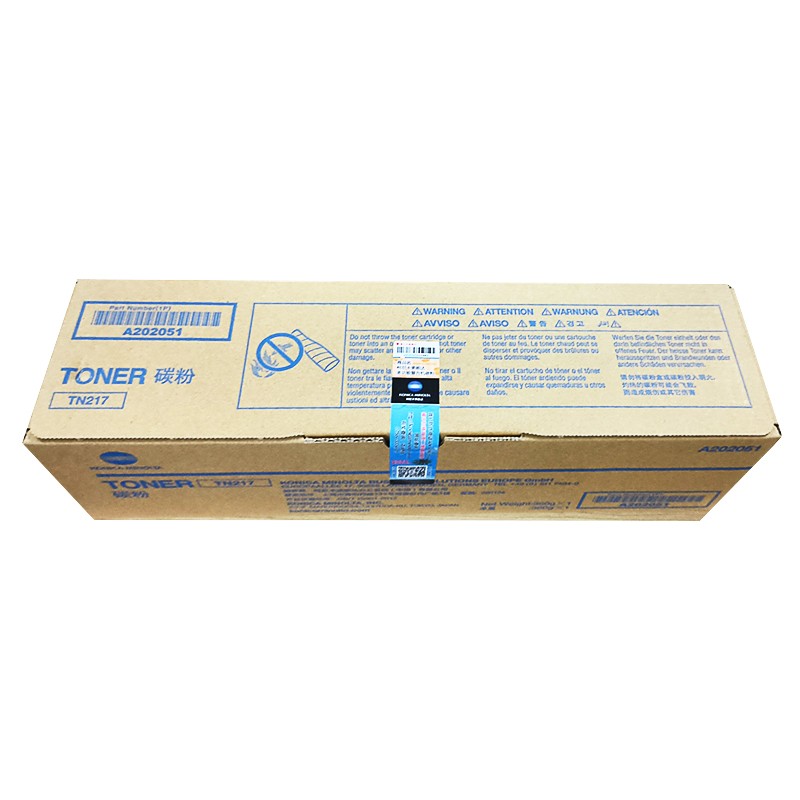 KONICAMINOLTA/柯尼卡美能达 TN217复印碳粉 A202051 1.75万页/360g 适用机型：BH223/283/7828 单位:个