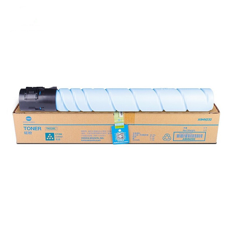 KONICAMINOLTA/柯尼卡美能达 TN328C碳粉 AAV8490 青色/2.8万页 适用机型：C360i/C300i/C7130i/C250i/C361i/C7330i 单位:个