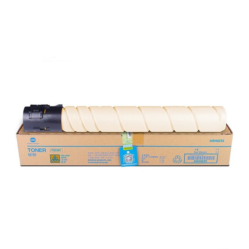 KONICAMINOLTA/柯尼卡美能达 TN328Y碳粉 AAV8290 黄色/2.8万页 适用机型：C360i/C300i/C7130i/C250i/C361i/C7330i 单位:个
