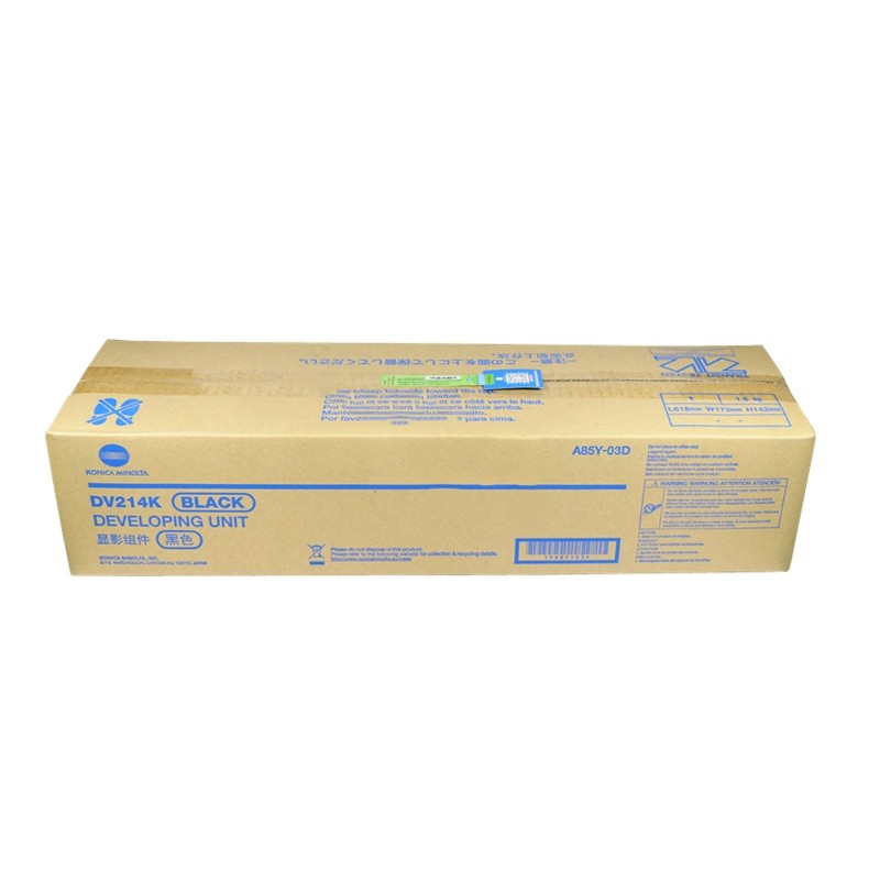 KONICAMINOLTA/柯尼卡美能达 DV214K显影仓 A85Y03D 黑色/60万页 适用机型：C226/C266 单位:个