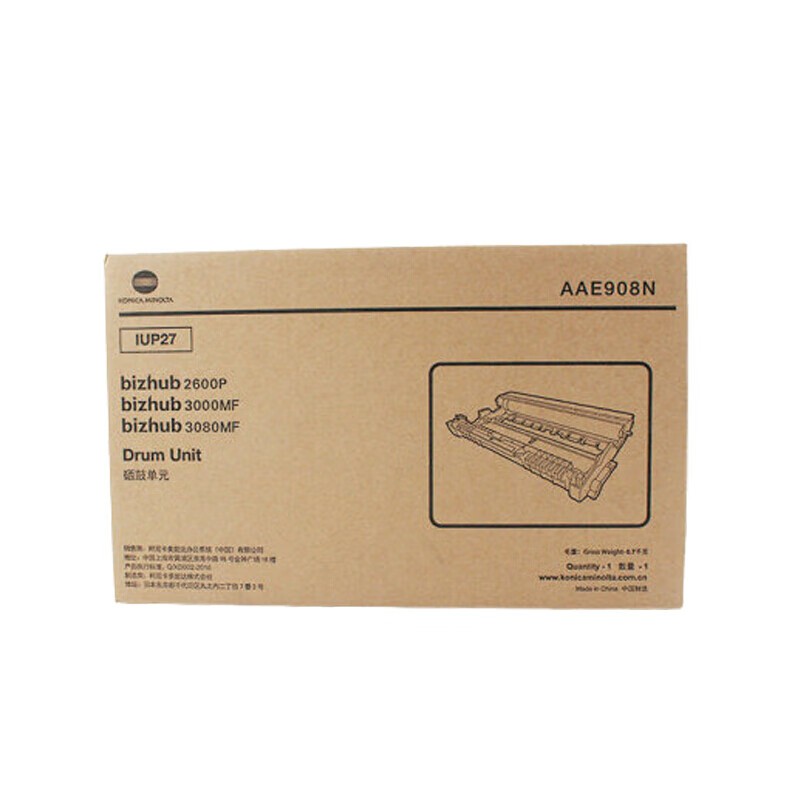 KONICAMINOLTA/柯尼卡美能达 IUP27打印硒鼓 AAE908N 1.2万页 适用机型：3080MF/3000MF/2600P 单位:个