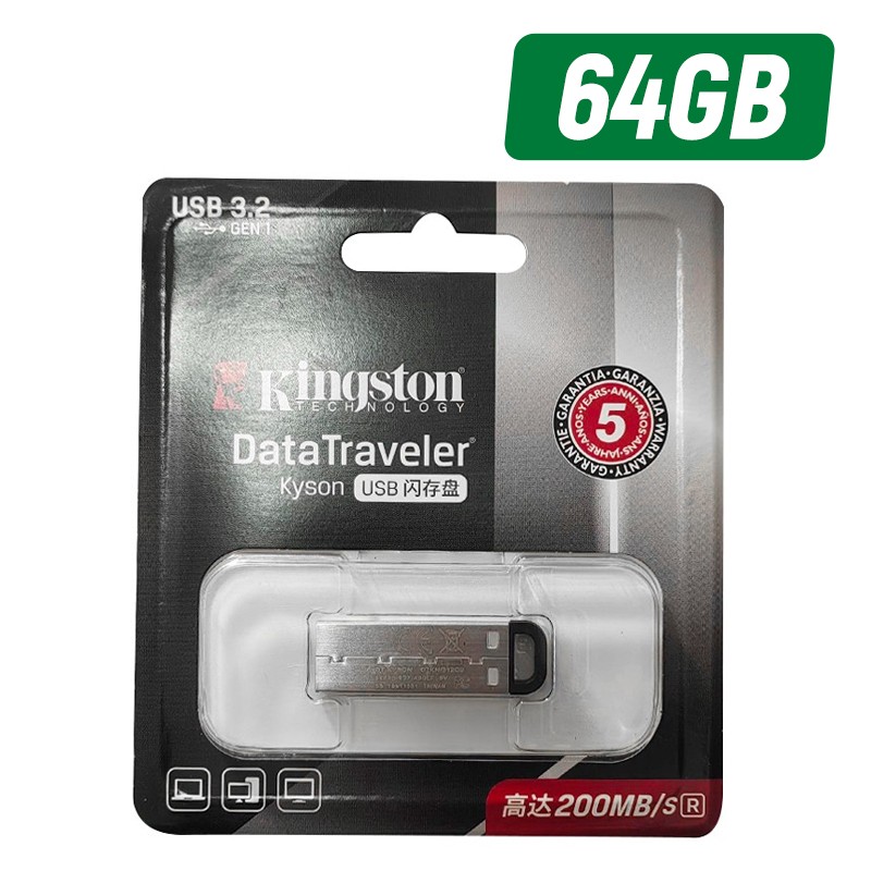 KINGSTON/金士顿 USB3.2 Gen 1高速车载闪存U盘 DTKN 64GB 单位:个