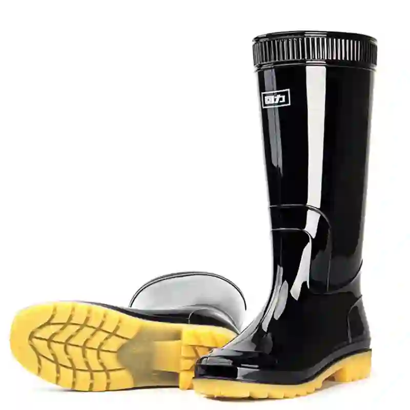 HUILI/回力 黑色雨靴 807 筒高约26cm 材质：PVC 39码 单位:双
