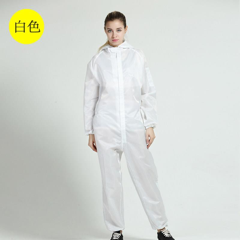 XLD/鑫力达 去污防静电防护服 衣裤(帽)连体式|男式|180|GB/T28895 码数：XXXL 单位:套