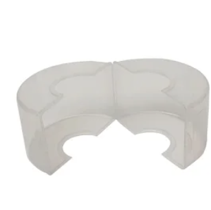QING LV BEI/德玛 法兰保护罩 DN40 PTFE | 中间透明的部分，内层PTFE厚度0.15mm，外层pvc厚度1mm，
两端PTFE厚度1mm  下单附图 单位:个