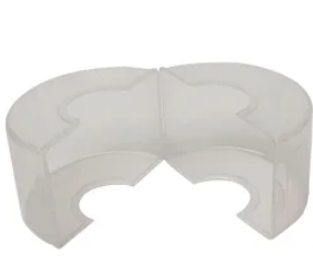 QING LV BEI/德玛 法兰保护罩 DN50 PTFE | 中间透明的部分，内层PTFE厚度0.15mm，外层pvc厚度1mm，
两端PTFE厚度1mm  下单附图 单位:个