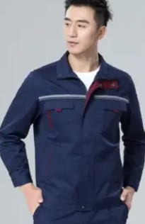TMYS/天曼元素 工作服 上衣+裤子+帽子  涤棉235g/㎡  蓝色  XXL 机绣logo+编号在魔术贴上  编号从SC-001到SC-074  下单请附图 单位:套