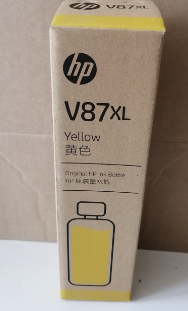 HP/惠普 V87墨盒 7FN97A 黄色/500ML 适用机型：HP Designjet T908 单位:个
