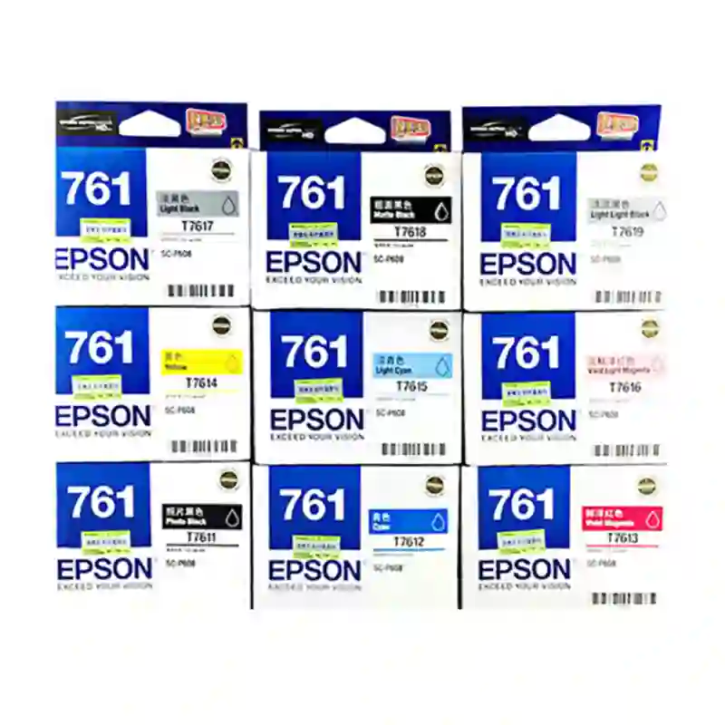 EPSON/爱普生 墨盒 C13T761880 粗面黑色 适用机型：SC-P608 单位:个