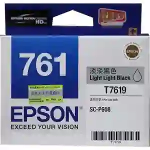 EPSON/爱普生 墨盒 C13T761980 淡淡黑色 适用机型：SC-P608 单位:个