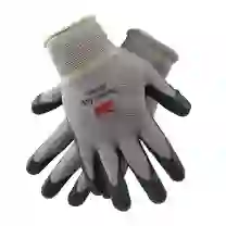 3M 丁腈涂掌舒适性防滑耐磨手套 WX300923975 颜色：绿色 规格：L码 单位:双