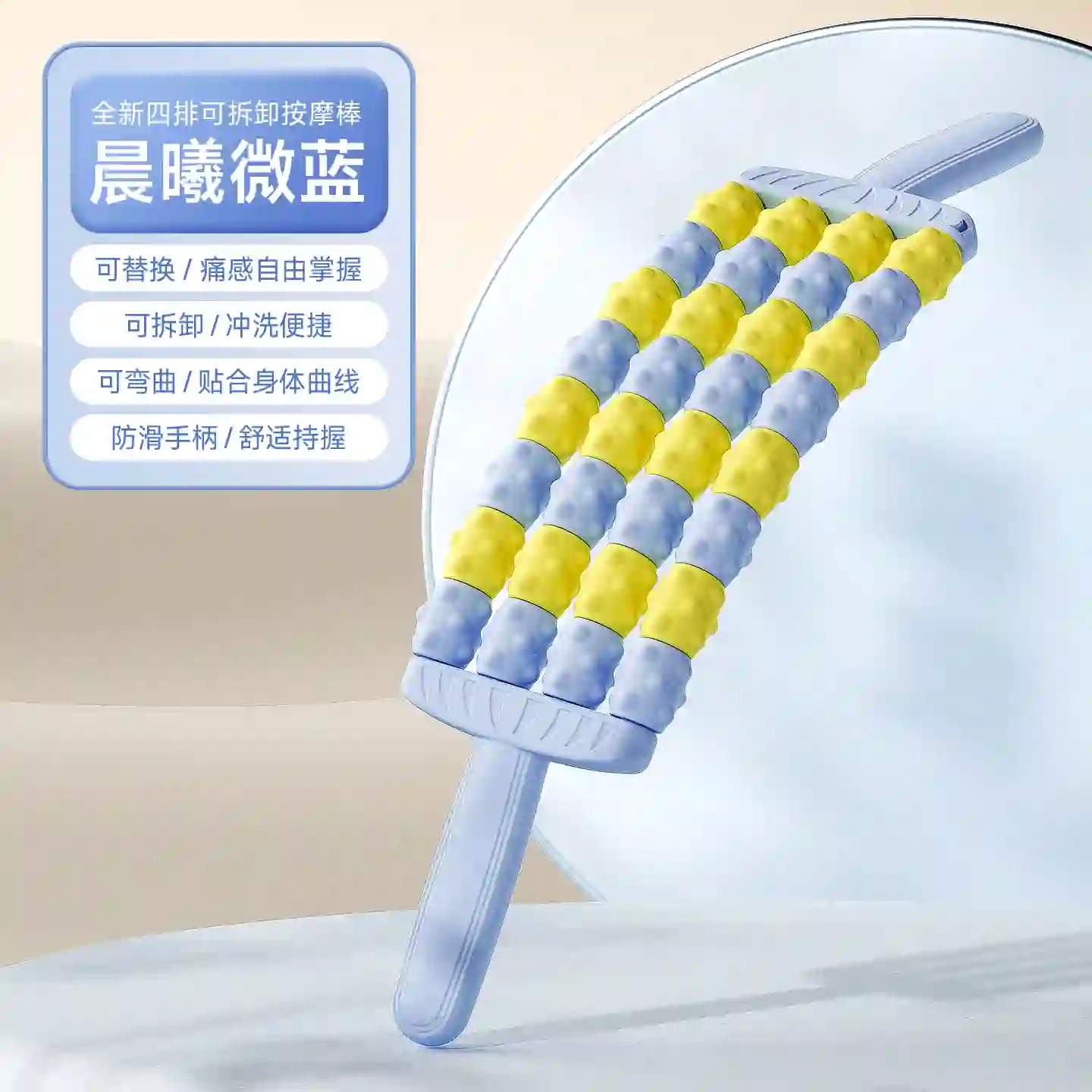 AFT/昂菲特 按摩棒 长45cm 实心黑色 邵氏硬度 75°C 单位:个