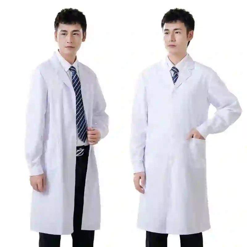 LYBY/乐优佰易 白大褂 材质：涤棉 白色长袖纽扣款 XL码 单位:件