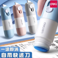 DELI/得力 一体式涂改液 JQ122 透明 单位:瓶