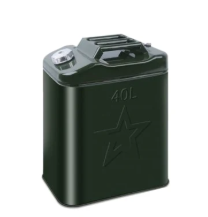 HYSTIC/海斯迪克 HKW-157系列工业加厚铁皮汽油桶 立式扁桶20L 347×165×465mm 订货编号：AE2885269 单位:个