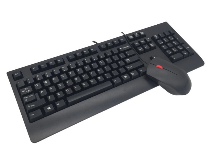 LENOVO/联想 有线键盘鼠标套装 SK8827 黑色 USB有线键盘KBBH21 KU1619通用键盘 (全新标准版USB)SK8827键盘+鼠标 标配 单位:个