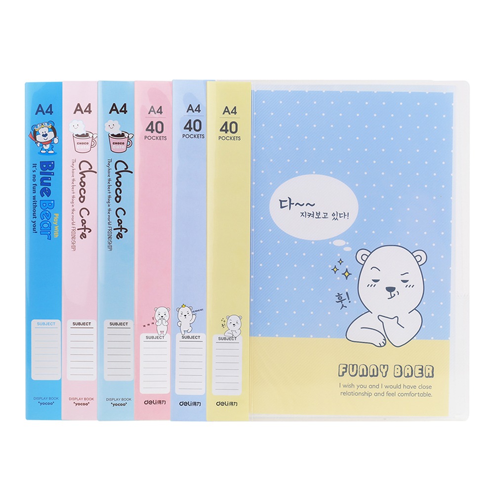 DELI/得力 资料册 96153 颜色:混；包装:个；页产量:40页 单位:本