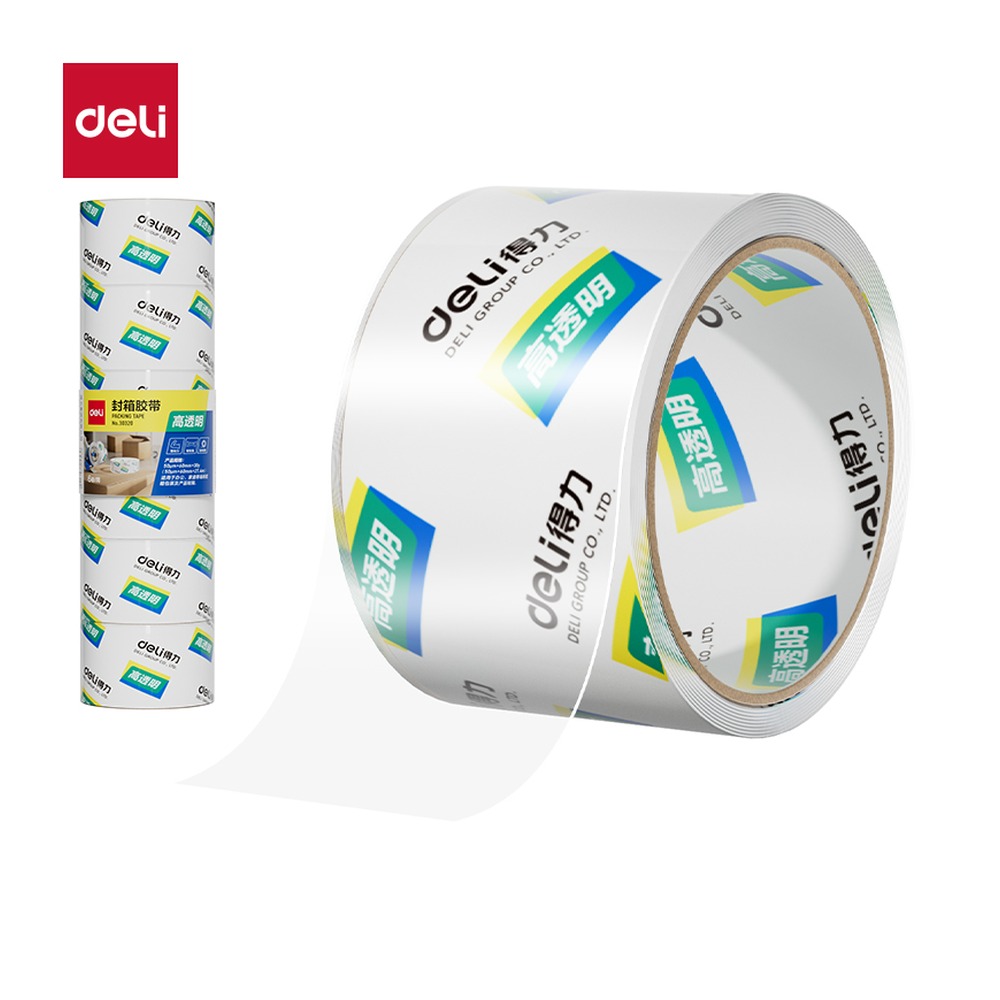 DELI/得力 封箱胶带 30320 尺寸:60mm*30；包装:6卷/筒；笔芯规格:60mm 单位:筒