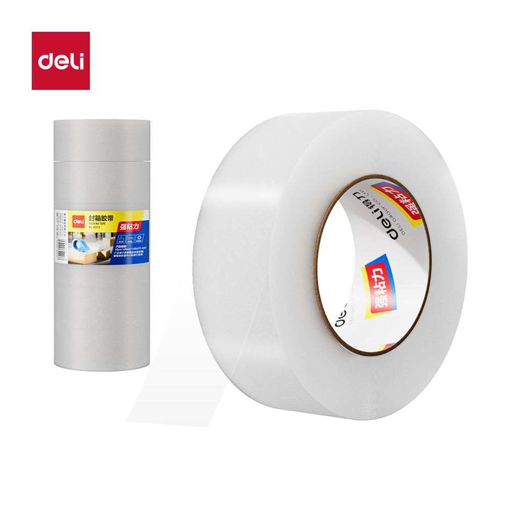 DELI/得力 封箱胶带 30209 尺寸:48mm*250；包装:6卷/筒；笔芯规格:48mm 单位:筒