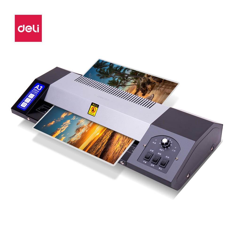 DELI/得力 塑封机A3 3890 颜色:黑；额定功率:600W；适用:A3 单位:台