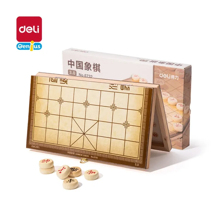 DELI/得力 中国象棋 6732 颜色:原木色 单位:盒