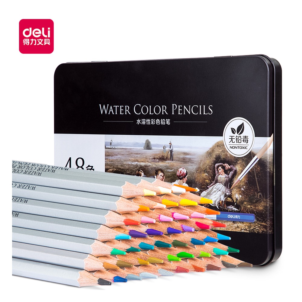DELI/得力 彩铅 6523 颜色:混；包装:48支/盒 单位:盒
