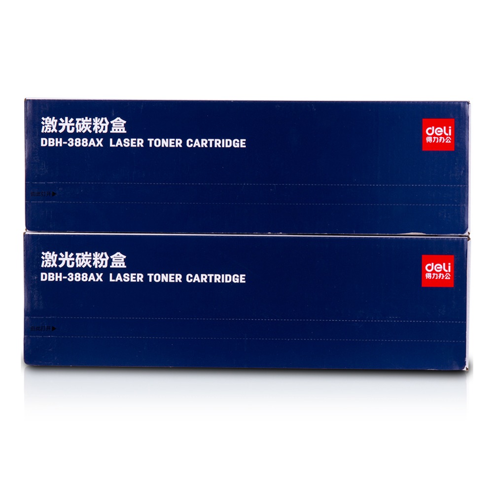 DELI/得力 硒鼓 DBH-388AX2 颜色:黑色；包装:2个每套 单位:套