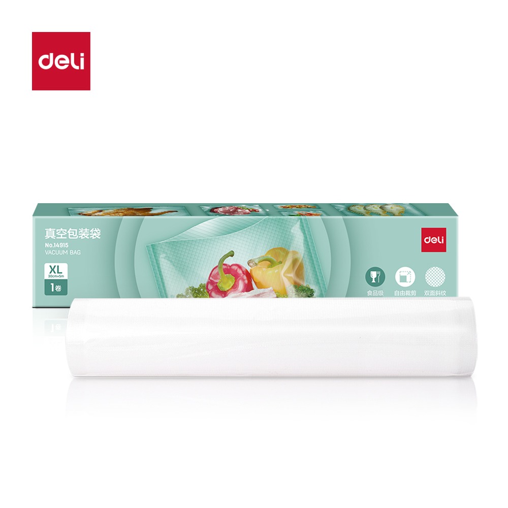 DELI/得力 包装机耗材 14915 尺寸:30CM*5M；包装:一卷/盒 单位:盒