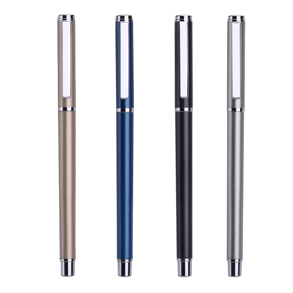 DELI/得力 中性笔 S82-01 颜色:金属灰；材质:金属；尺寸:0.5mm；笔芯规格:0.5mm子弹头 单位:支