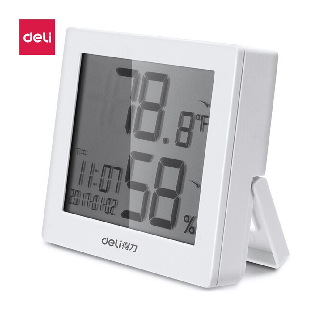 DELI/得力 电子温湿度计 8813 颜色:白色；额定功率:8840 W 单位:只