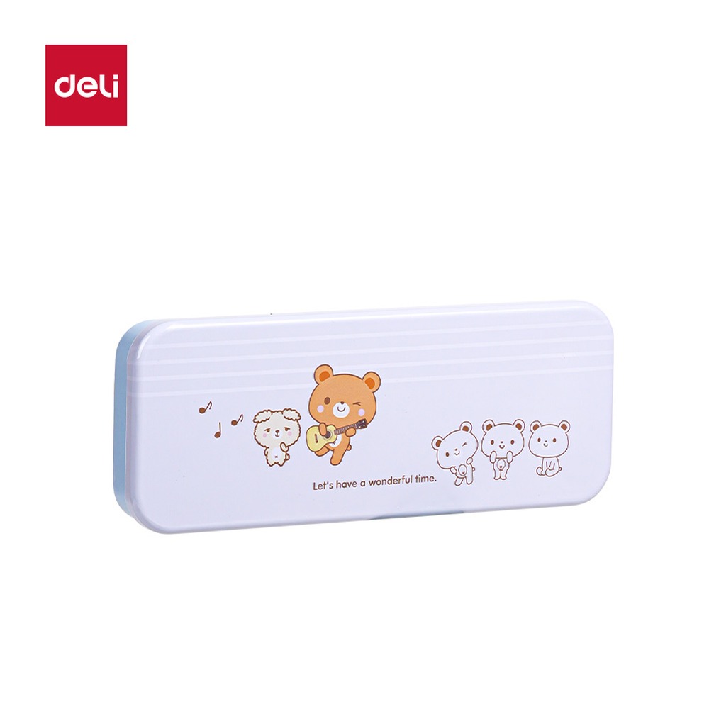 DELI/得力 文具盒 95560 颜色:蓝 单位:只