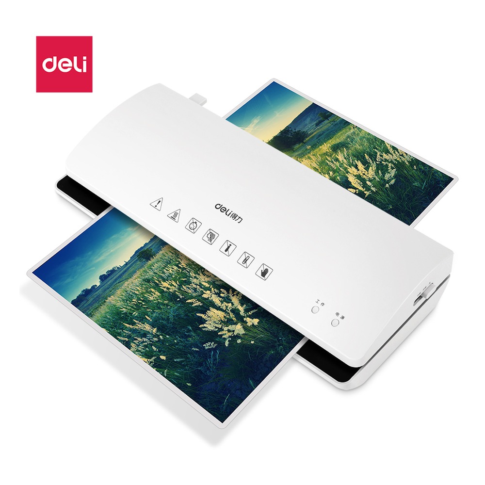 DELI/得力 塑封机 3897 颜色:浅灰；额定功率:360W 单位:台