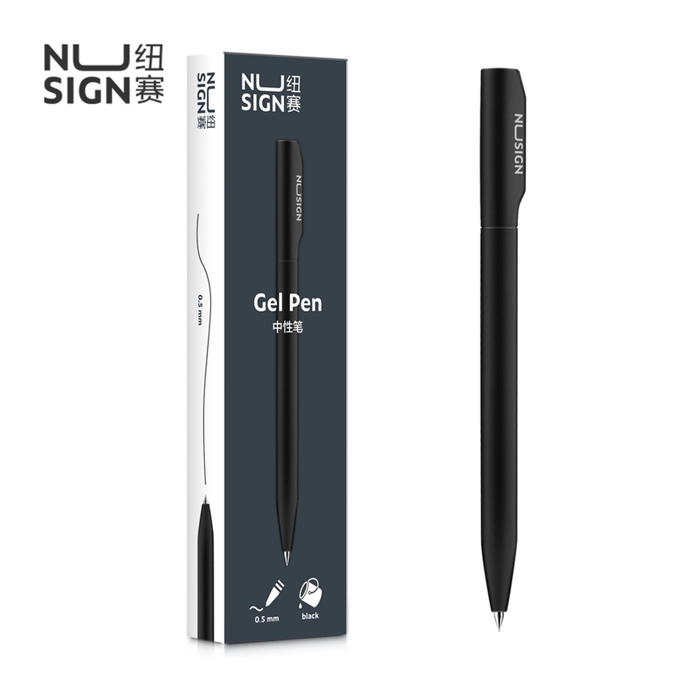 DELI/得力 中性笔 NS552 颜色:黑色；笔芯规格:0.5mm子弹头 单位:支