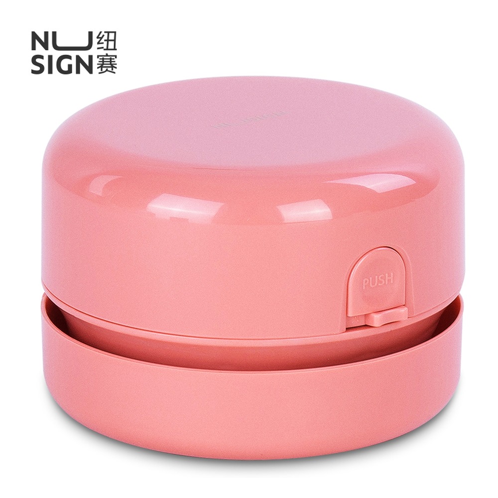 DELI/得力 桌面清洁器 NS198 颜色:浅红；尺寸:90x90x65mm 单位:只