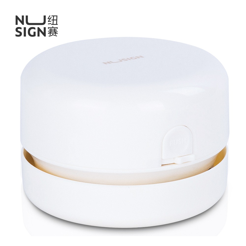 DELI/得力 桌面清洁器 NS198 颜色:白色；尺寸:90x90x65mm 单位:只
