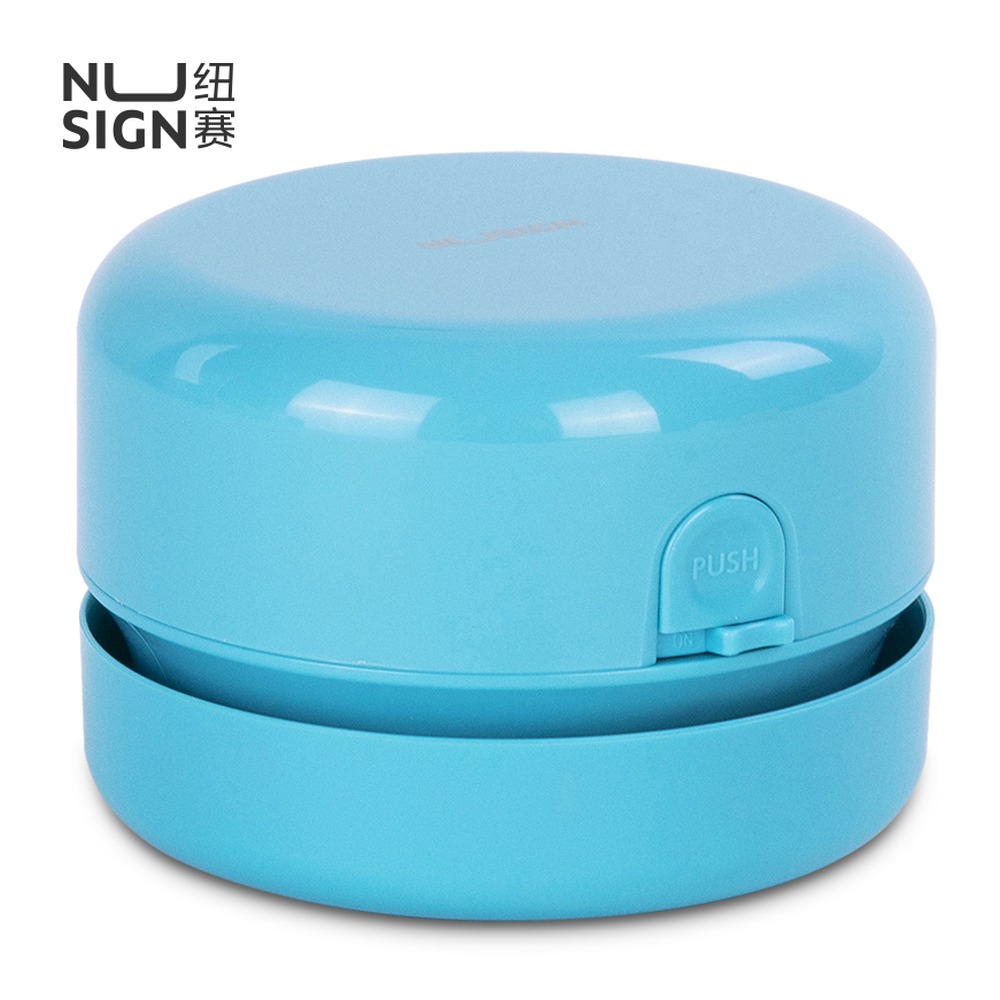 DELI/得力 桌面清洁器 NS198 颜色:浅蓝；尺寸:90x90x65mm 单位:只