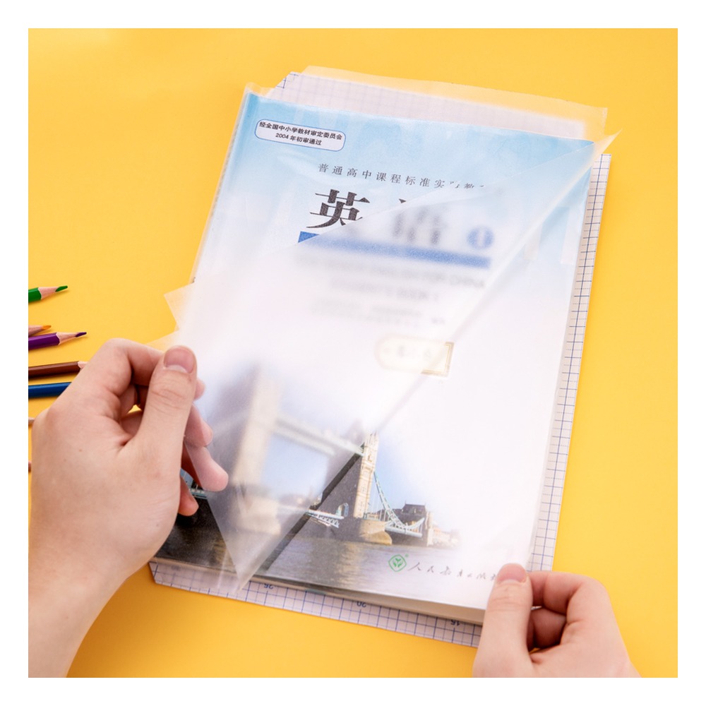 DELI/得力 切角包书膜 70566 颜色:透明 单位:袋
