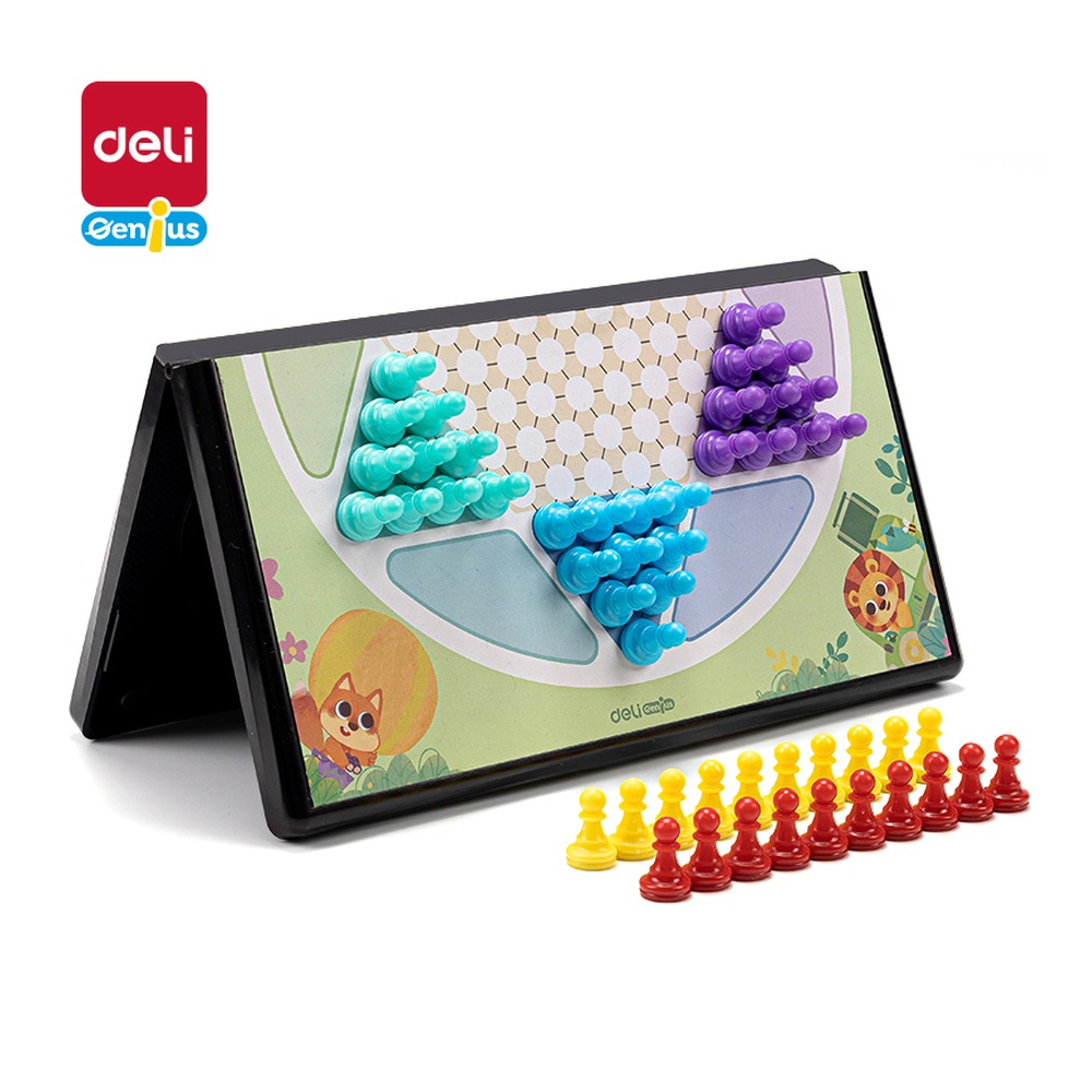 DELI/得力 磁石跳棋 6755 颜色:混；包装:盒 单位:副