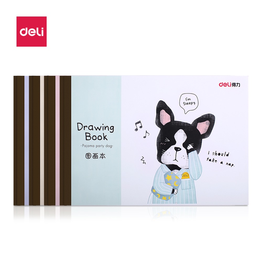 DELI/得力 图画本 73375 颜色:混；尺寸:195mm*280mm；笔芯规格:195mm/280mm 单位:本