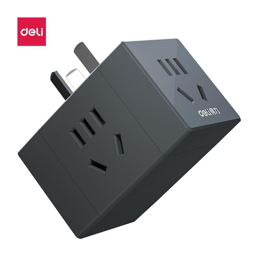 DELI/得力 小魔方转换器4组彩盒 33635 颜色:白；包装:彩盒/个；其他:4组 单位:只