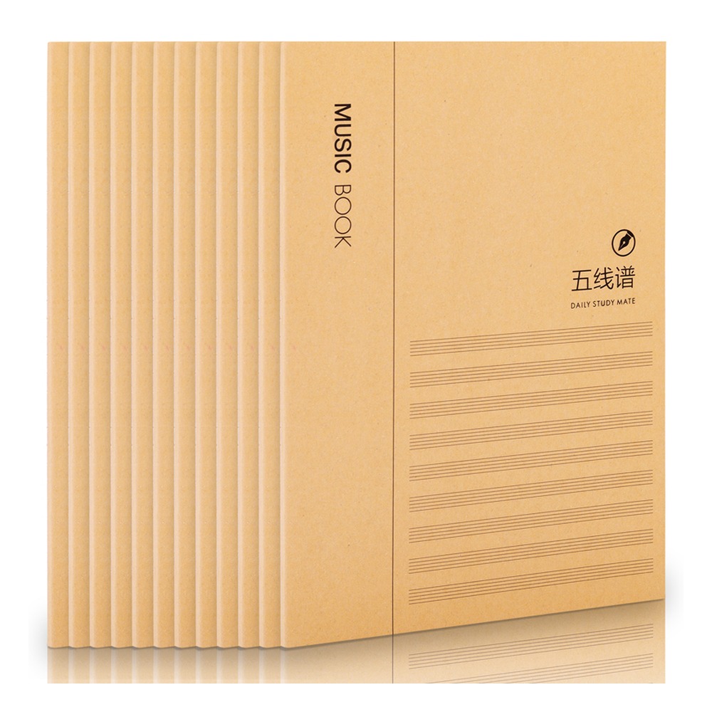 DELI/得力 缝线本 FB550 尺寸:250X179mm；适用:五线谱本 单位:本