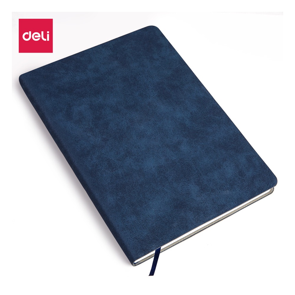DELI/得力 记事本A5 3340 颜色:蓝；尺寸:143mm；其他:120张；笔芯规格:143mm 单位:本