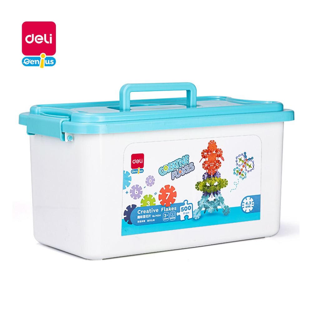 DELI/得力 雪花片 74554 颜色:混 单位:箱