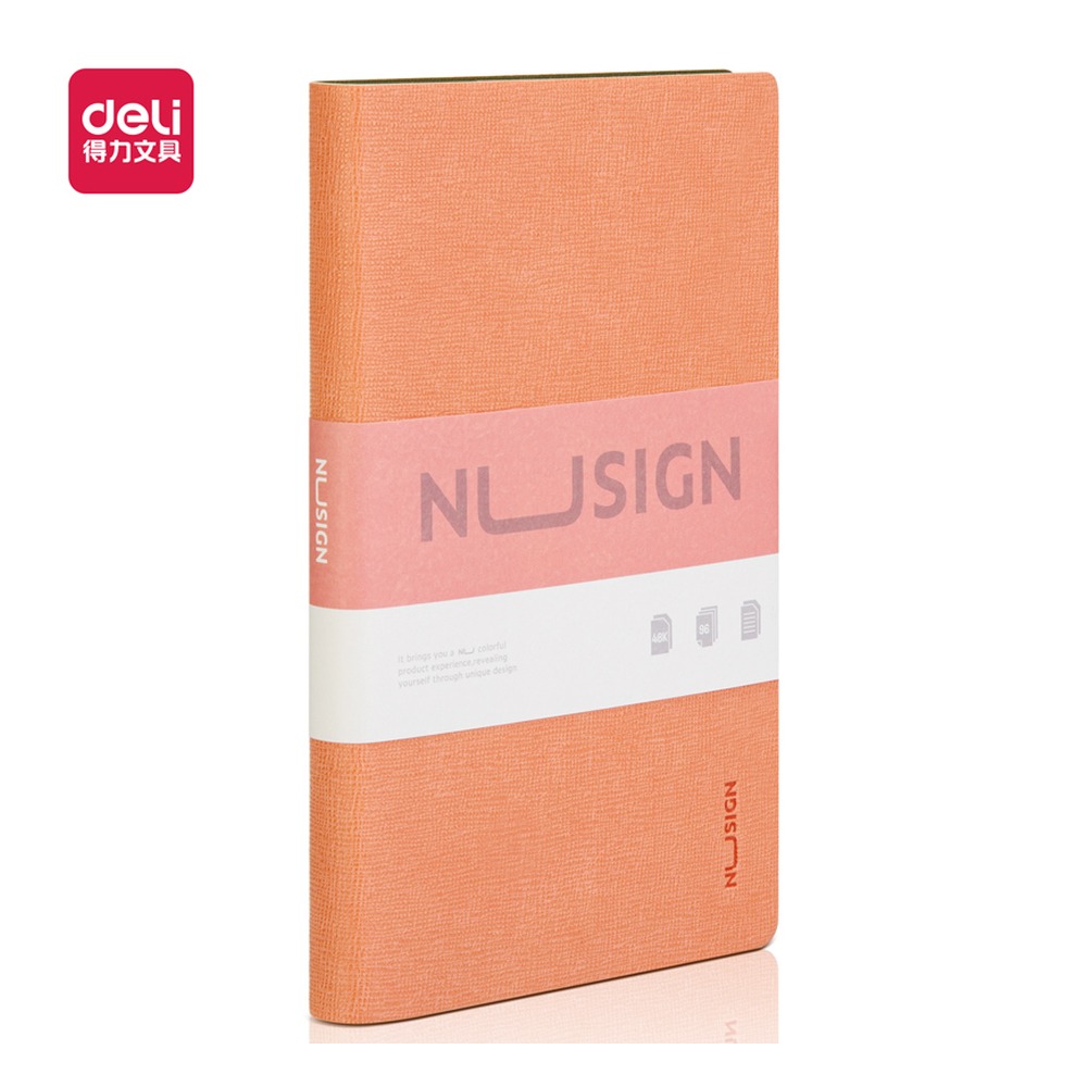 DELI/得力 皮面本 NS263 颜色:混；尺寸:165mm*100mm；笔芯规格:165mm/100mm 单位:本